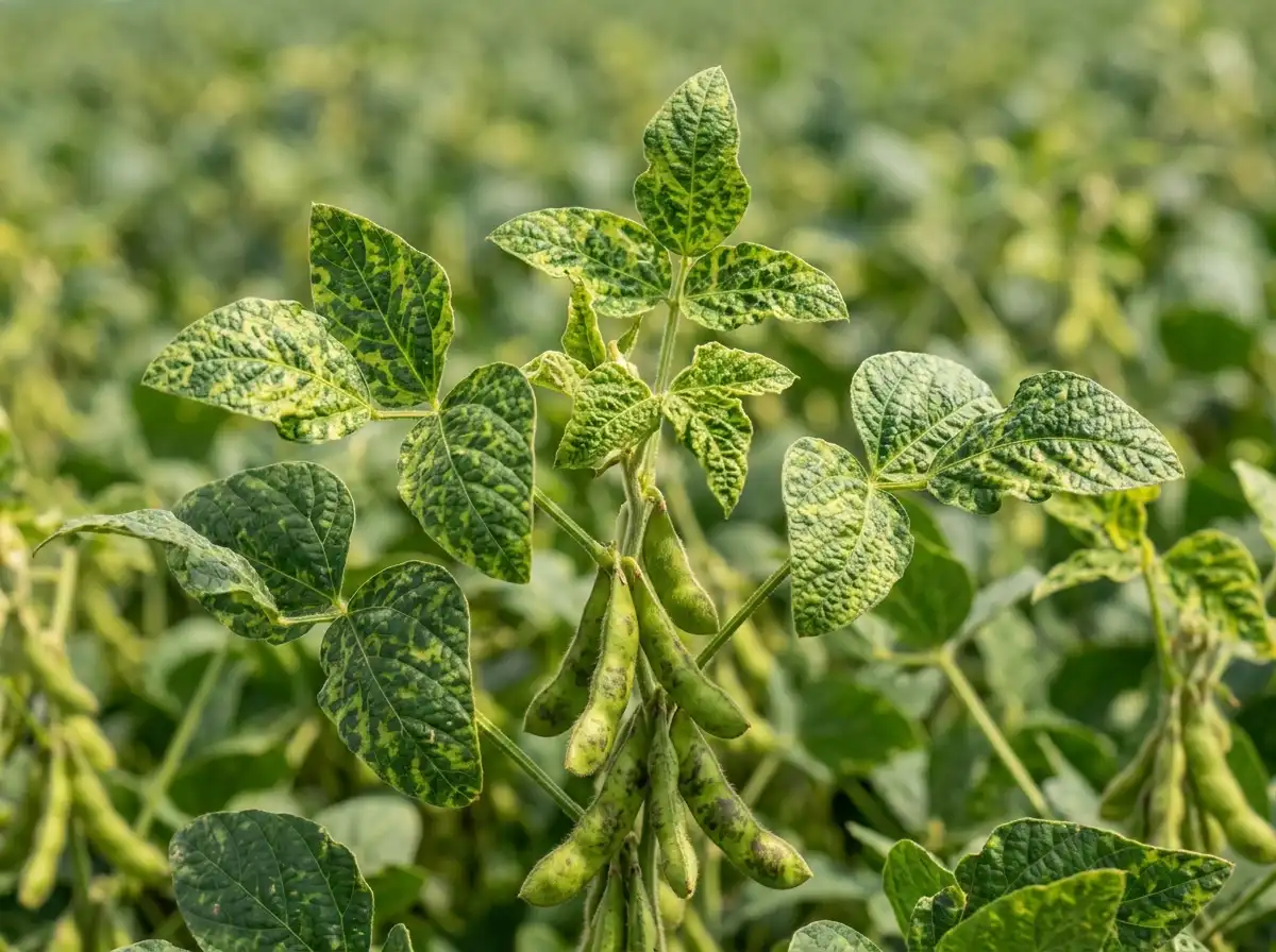 Bean pod mottle in Soybean, on Soybean, Viral