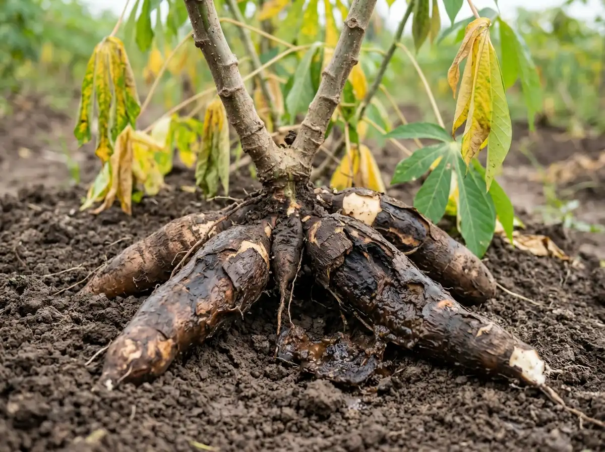 Cassava Root Rot Disease in Cassava, sur Manioc, Oomycete