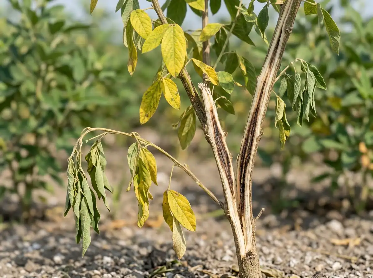 Fusarium wilt in Pigeonpea, sur Le Pois Cajan, Fungal
