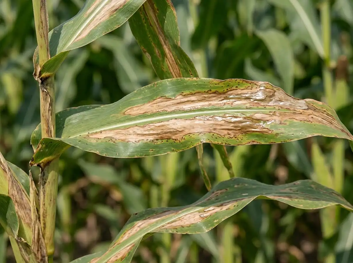 Goss's wilt in Corn (syn. Maize), sur Le Maïs, Bacterial