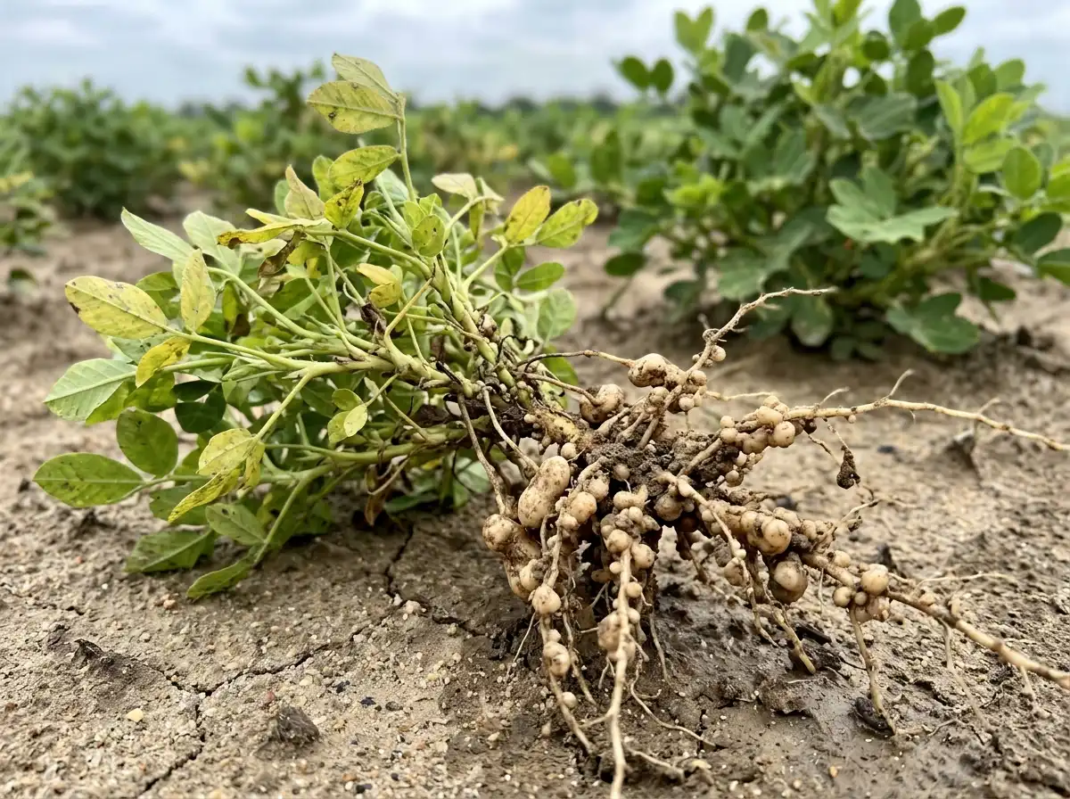 Peanut root-knot nematode in Peanut, on Peanut, Nematode