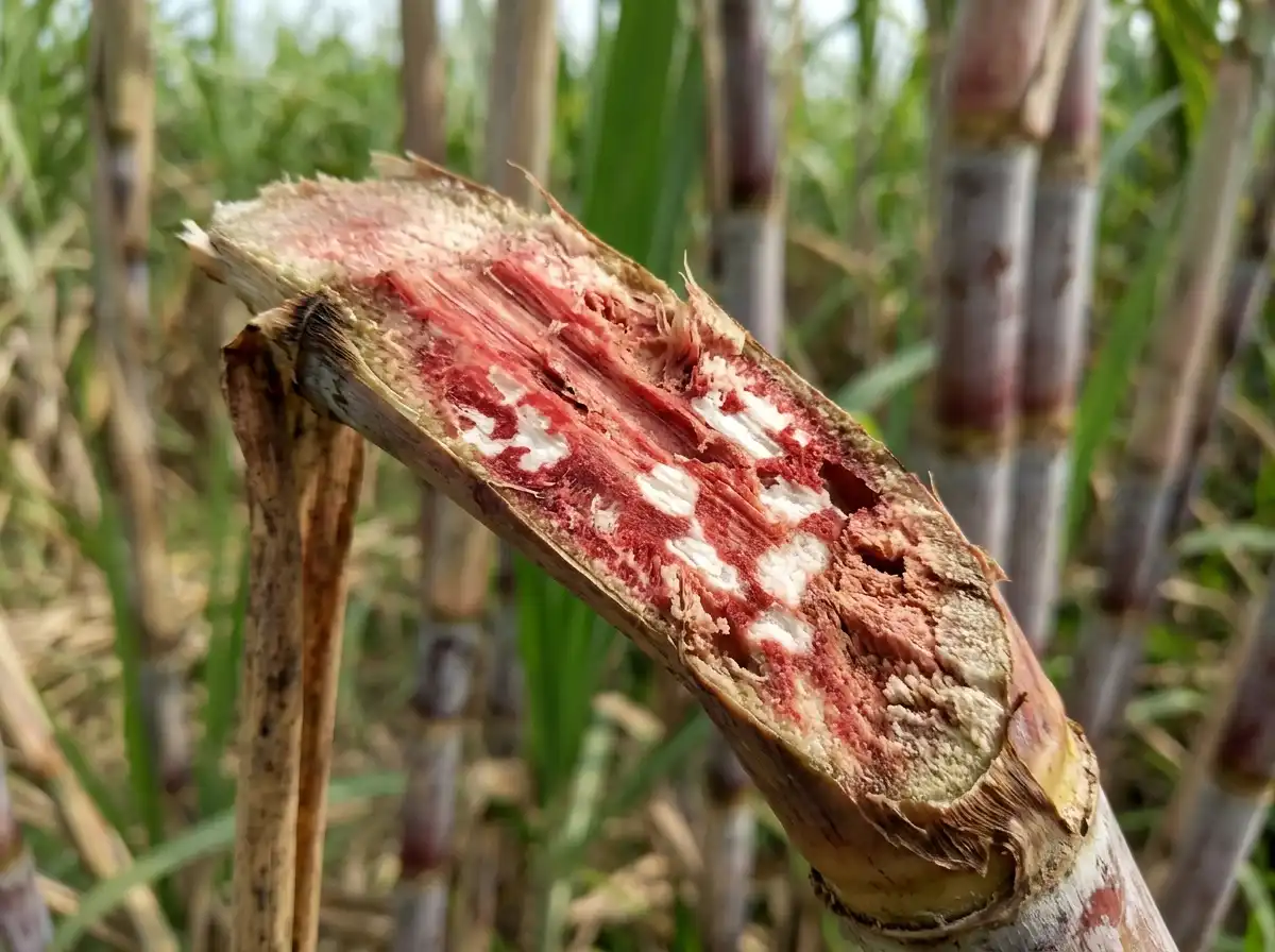 Red Rot in Sugarcane, sur La Canne À Sucre, Fungal