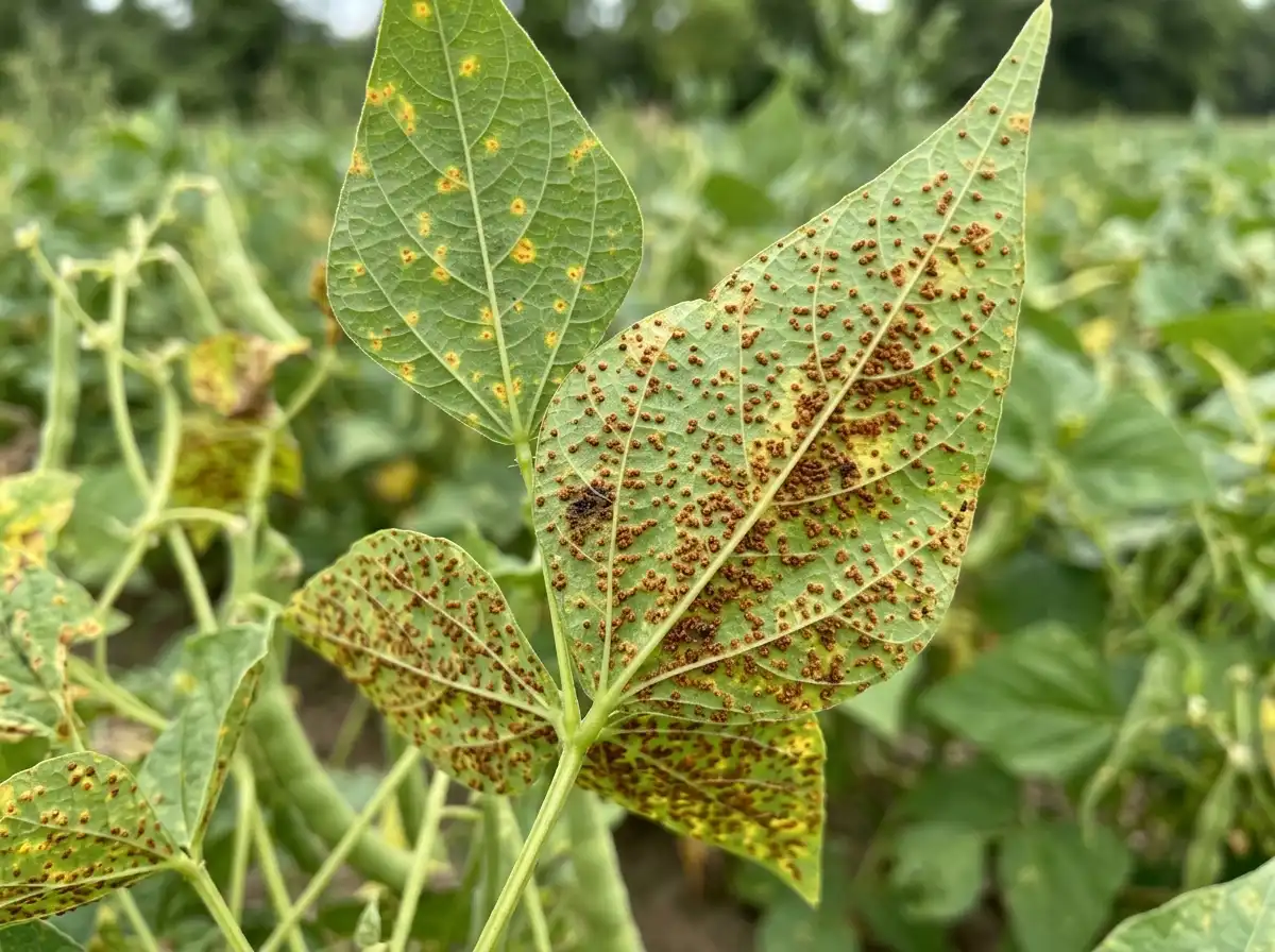 Rust in Bean, sur Haricot Commun, Fungal