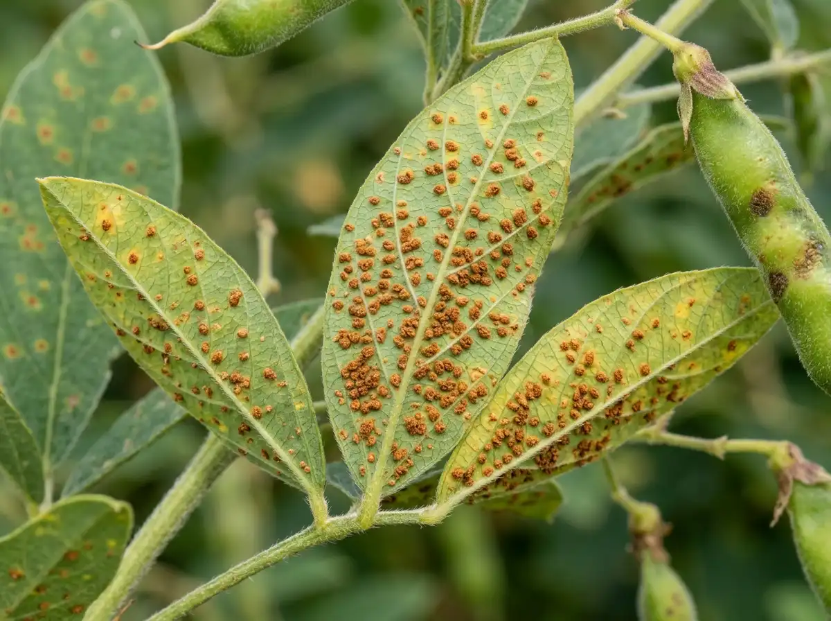 Rust in Pigeonpea, sur Le Pois Cajan, Fungal