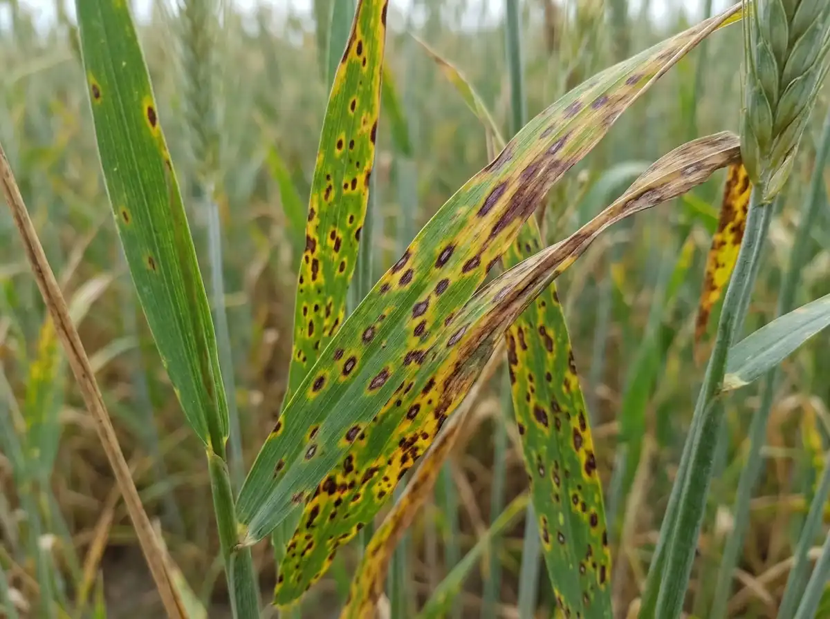 Spot blotch in Rye, on Rye, Fungal