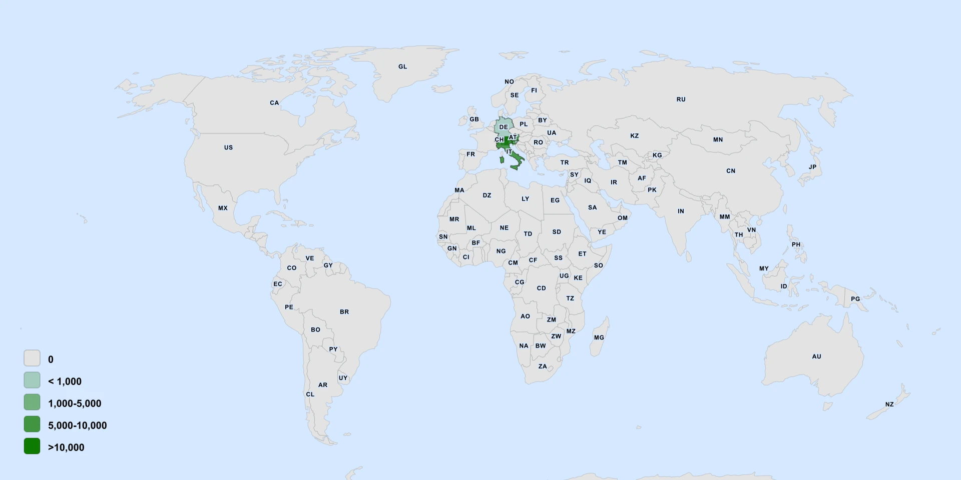 Distribution map for Stellulate-Hair Dwarf Rockcress (Arabis stellulata)